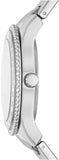 Fossil Stella Sport Multifunction Silver Dial Silver Steel Strap Watch for Women - ES5108