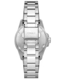 Fossil Blue Dive Analog Pink Dial Silver Steel Strap Watch For Women - ES5351