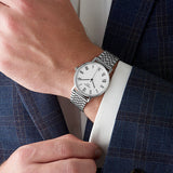 Tissot T Classic Everytime White Dial Jam Tangan Gelang Jaring Perak Untuk Pria - T109.410.11.033.00