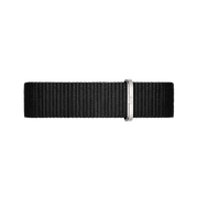 Daniel Wellington Classic Petite Cornwall Black Dial Black NATO Strap Watch For Women - DW00100216