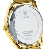 Guess Tailor Multifunction Gold Dial Gold Mesh Bracelet Watch for Men - GW0368G2