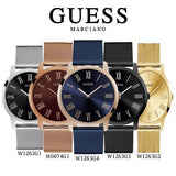 Guess Richmond Gold Dial Gold Mesh Bracelet Watch for Men - W1263G2