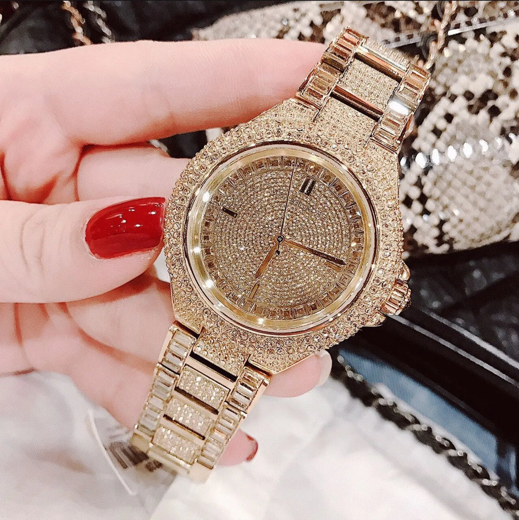 Michael kors camille watch gold discount