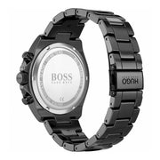 Hugo Boss Ocean Edition Chronograph Navy Blue Dial Black Steel Strap Watch for Men - 1513743