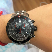 Tissot PRS 200 Chronograph Grey Dial Silver Steel Strap Watch For Men - T067.417.21.051.00