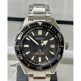 Seiko Prospex Automatic Diver Black Dial Silver Steel Strap Watch For Men - SPB051J1