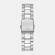 Guess Connoisseur Silver Dial Silver Steel Strap Watch for Men - GW0265G6