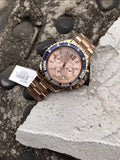 Michael Kors Everest Chronograph Rose Gold Dial Rose Gold Steel Strap Watch For Women - MK5755