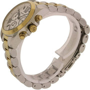 Michael Kors Bradshaw Chronograph Silver Dial Two Tone Steel Strap Watch For Women - MK5912