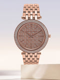 Michael Kors Darci Rose Gold Dial Steel Strap Watch for Women - MK3399