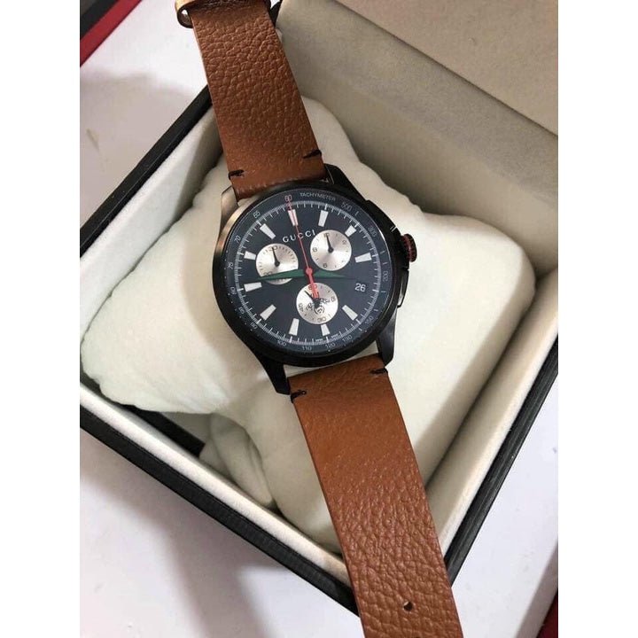 GUCCI カスタムウォッチ Gucci G-Timeless Men's Blue Dial Stainless Steel Watch - YA126371