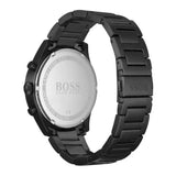 Hugo Boss Pioneer Black Dial Black Steel Strap Watch for Men - 1513714