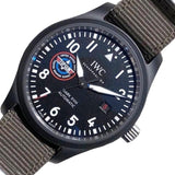 IWC Pilot’s Watch Mark XVIII Top Gun Edition “SFTI” Black Dial Green Nylon Strap Watch for Men - IW324712