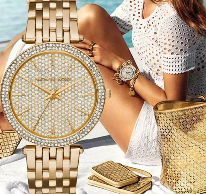 Michael kors sales darci watch gold