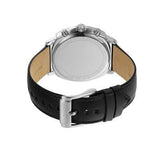 Michael Kors Sullivan Quartz Black Dial Black Leather Strap Watch For Men - MK8997