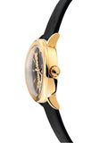 Versace Virtus Quartz Black Dial Black Leather Strap Watch for Women - VEHC00119