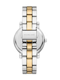 Michael Kors Corey Analog Silver Dial Two Tone Steel Strap Watch for Women - MK7348