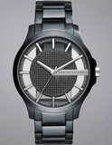 Armani Exchange Hampton Skeleton Grey Dial Blue Steel Strap Watch For Men - AX2401