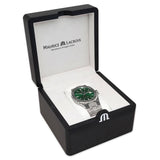 Maurice Lacroix Aikon Venturer Green Dial Silver Steel Strap Watch for Men - AI6057-SSL52-630-1