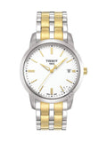 Tissot T Classic Dream White Dial Two Tone Steel Strap Watch for Men - T033.410.22.011.01