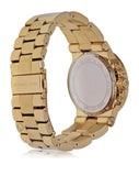 Michael Kors Dylan Quartz Gold Dial Gold Steel Strap Watch For Women - MK5861