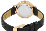 Daniel Wellington Classic Petite Reading White Dial Black Leather Strap Watch For Women - DW00100229