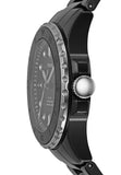 Fossil FB-01 Three-Hand Black Dial Black Ceramic Strap Watch for Women - CE1108