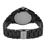 Fossil FB-01 Three-Hand Black Dial Black Ceramic Strap Watch for Women - CE1108