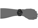 Fossil Goodwin Chronograph Black Dial Black Steel Strap Watch for Men - FS5413