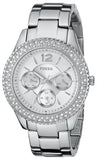 Fossil Stella Silver Dial Silver Steel Strap Watch for Women - ES3588