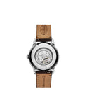 Fossil Townsman Automatic Blue Dial Brown Leather Strap Watch for Men - ME3110