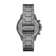Fossil Bannon Multifunction Chronograph Grey Dial Grey Steel Strap Watch for Men - BQ2491