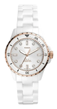 Fossil FB-01 Analog White Dial White Ceramic Strap Watch for Women - CE1107