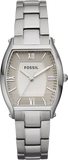 Fossil Wallace Designer Silver Dial Silver Steel Strap Watch for Women - ES3057