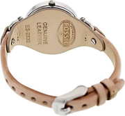 Fossil Georgia Bone Grey Dial Beige Leather Strap Watch for Women - ES2830