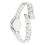 Fossil Jacqueline Multifunction White Dial Silver Steel Strap Watch for Women - ES3738