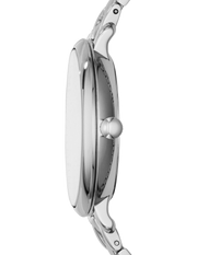 Fossil Jacqueline Multifunction White Dial Silver Steel Strap Watch for Women - ES3738