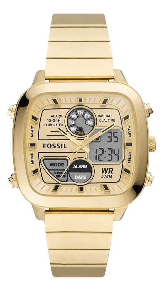 Ripley Reloj Fossil Digital Y Analogo Reloj Digital Fossil Hombre