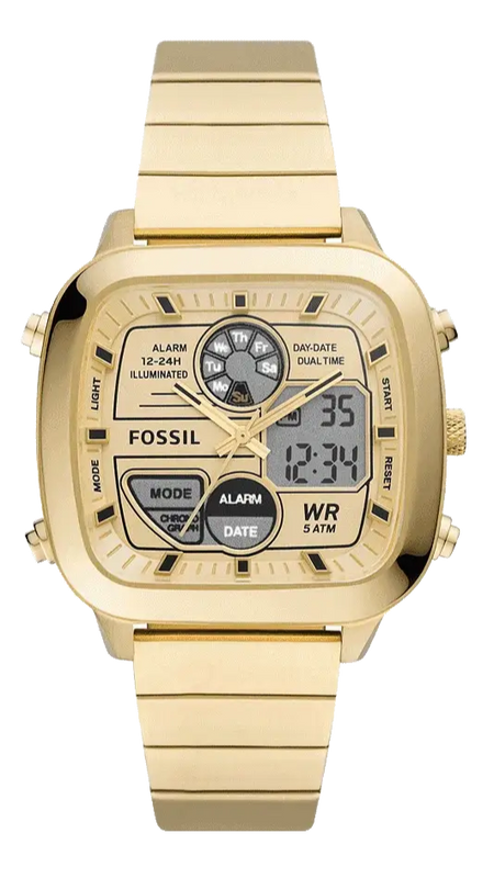 Fossil digital and analog watch online