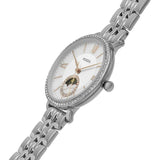 Fossil Jacqueline Multifunction Moonphase White Dial Silver Steel Strap Watch for Women - ES5164