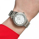 Fossil Jesse White Dial Silver Steel Strap Watch for Women - ES2362