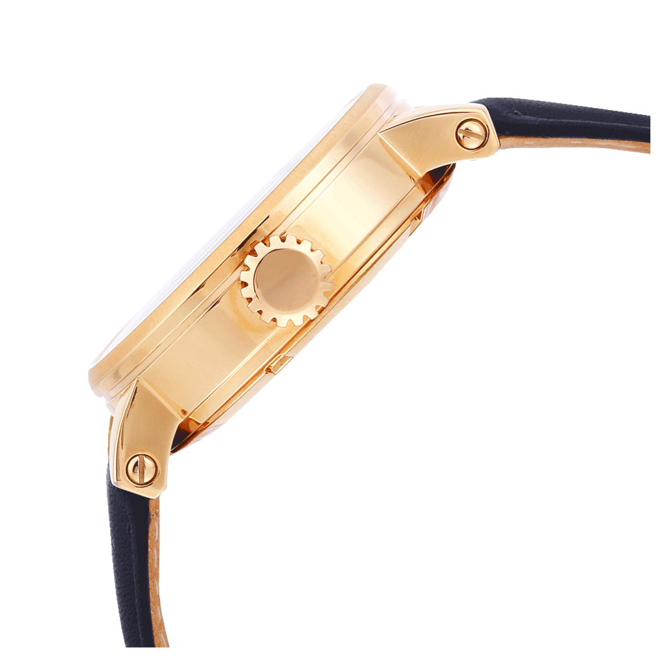 Fossil Original Boyfriend Skeleton White Dial Blue Leather Strap