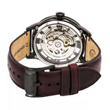 Fossil Townsman Automatic Skeleton Brown Dial Brown Leather Strap Watch for Men - ME3098