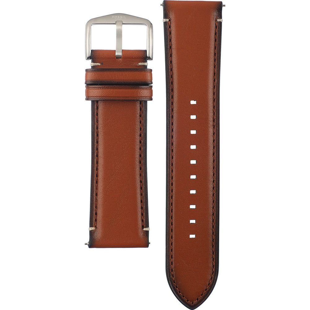 Montre Townsman automatique en cuir brun clair 48 mm - ME3154  Light brown  leather watch, Brown leather strap watch, Brown leather strap