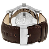 Fossil Twist Chronograph Multifunction Taupe Dial Brown Leather Strap Watch for Men - ME1098