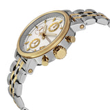 Fossil Original Boyfriend Analog White Dial Two Tone Steel Strap Watch for Women - ES3746