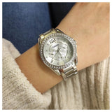 Fossil Riley Multifunction Silver Dial Silver Steel Strap Watch for Women - ES3202