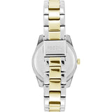 Fossil Riley White Dial Two Tone Steel Strap Watch for Women - ES3204