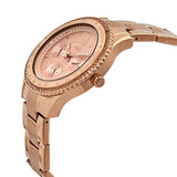 Fossil Stella Sport Multifunction Rose Gold Dial Rose Gold Steel Strap Watch for Women - ES5106