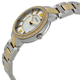 Fossil Virginia Silver Dial Two Tone Steel Strap Watch for Women - ES3503